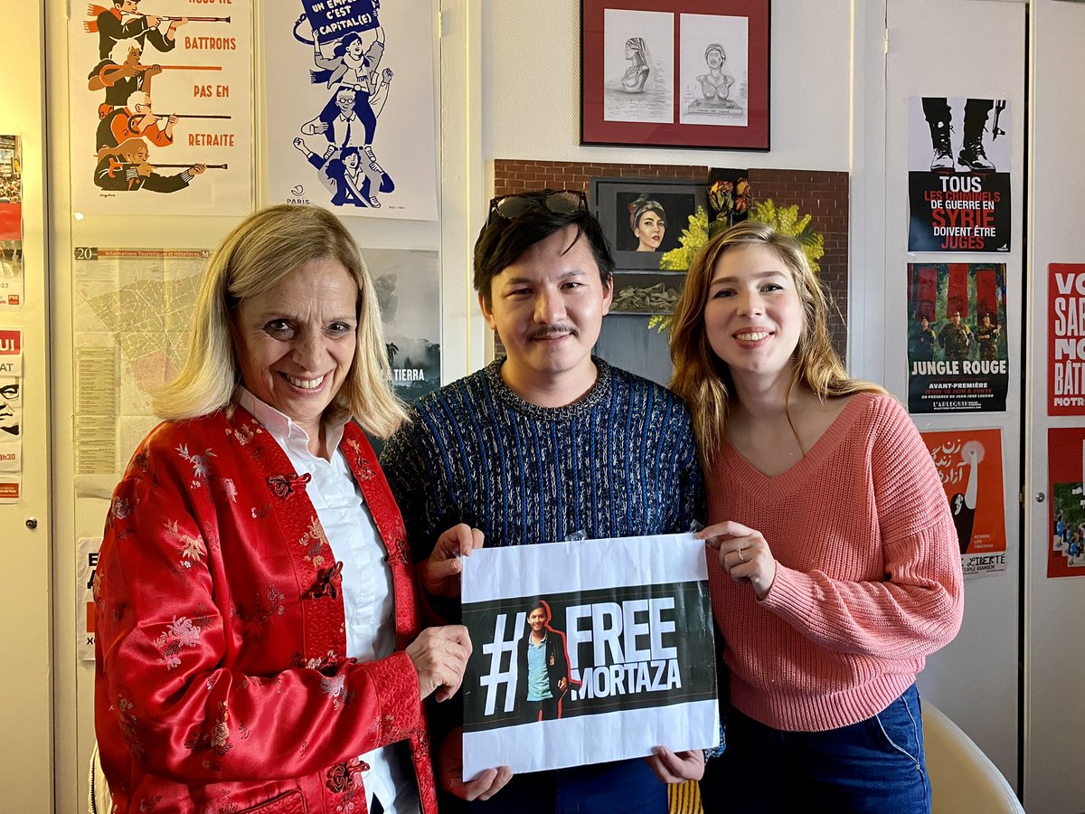 La liberté de Mortaza, la joie d’Aleksandra , le soulagement de les savoir à nouveaux réunis et heureux  ❤️ ❤️❤️ <a href="/FreeMortazaB/">Free Mortaza</a> <a href="/Aleks_Mostovaja/">Aleksandra Mostovaja</a> on continue✊🏽 pour les libertés les droits la be paix en #Afghanistan et ailleurs… <a href="/Mairiedu20/">Mairie du 20e</a> <a href="/EricPliez/">Eric Pliez</a> <a href="/RSF_inter/">RSF</a> <a href="/MDJournalistes/">MDJ - Maison des journalistes</a>