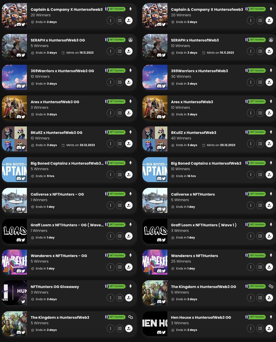 The best will always be with Hunters.

Just one day 👇🏻