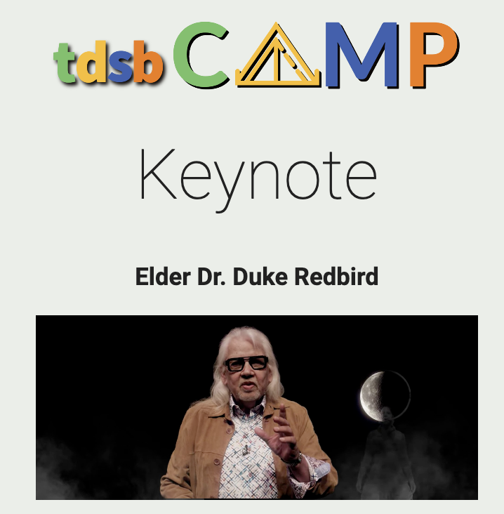 We're excited to announce the keynote for #tdsbCamp will be Elder Dr. Duke Redbird! He is a celebrated Indigenous visionary as well as an established public intellectual, poet, broadcaster, & filmmaker! For more info & to register: 🔗bit.ly/tdsbcamp23 #tdsbcamp