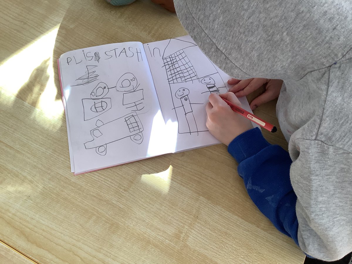 Junior &amp; senior infants came together to brainstorm &amp; plan their play areas for our new theme “People Who Help”. 
#plc #play #teamwork #imagination #rolemodels #educatetogether #studentvoice