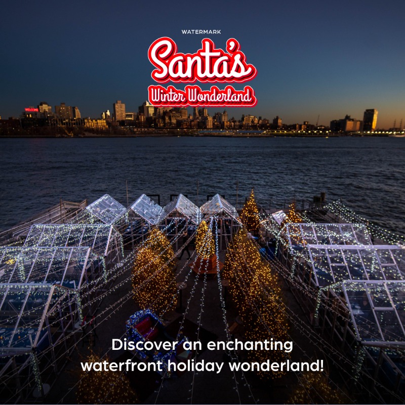 fever_us's tweet photo. ❄️ Santa’s Winter Wonderland is now open at Pier 15 NYC. Don't miss out on this whimsical winter celebration! 🎅