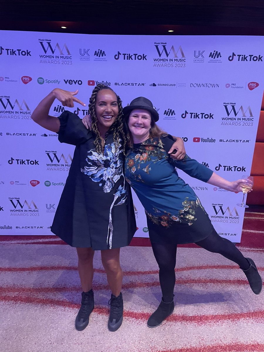 Celebrating the awesomeness that is Natalie Wade at the Women in Music Awards <a href="/smallgreensh00t/">Small Green Shoots🌱</a> #mwwim  <a href="/MusicWeek/">Music Week</a> <a href="/PPLUK/">PPL</a> #campaigner