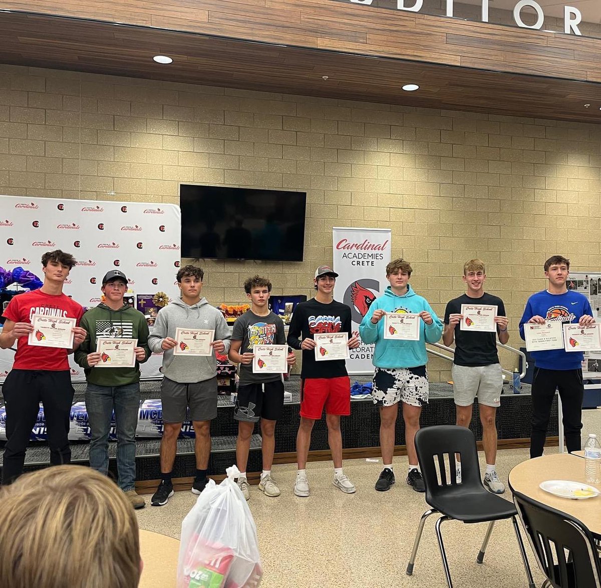 2023 Banquet. 200+ team wins, 1 Invite champ, 5 2nd place finishes. 5th at State. 2 medalist. 1 State Champion! McDowell and Egge tie season win total record at 44 wins each. McDowell finishes his career w 130 total wins. Great support from all the parents. #lifetimesport
