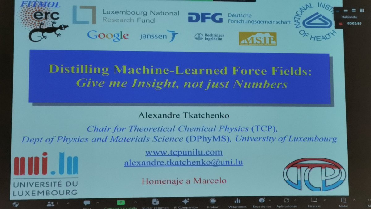 Conferencia plenaria del Dr. Alexandre Tkachenko
#RMFQT #RMFQTXXI