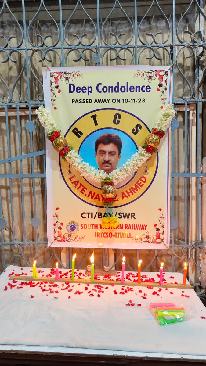 Mr Nayaz Ahamed ..CTI/TNCR/BAY breathed his last today AFN i.e., on 10/11/23 <a href="/DVG/">Dirk von Gehlen 🤷🏻‍♂️</a>. We're saddened by the news....Pray almight God to render peace Nd comfort to bear the loss.