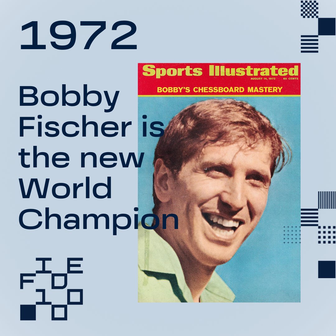 FIDE - International Chess Federation - Legendary Bobby Fischer would have  turned 76 on March, 09 2019. 11th world chess champion, he became  grandmaster at 15 and defeated Boris Spassky for the