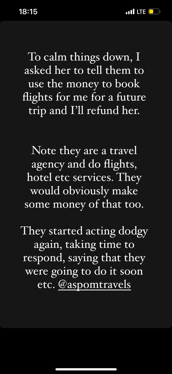 tracybatta's tweet photo. I am calling out @aspomtravels today because they want to get away with N459,000 of my sister’s hard earned money. https://t.co/YnuBEI02CM