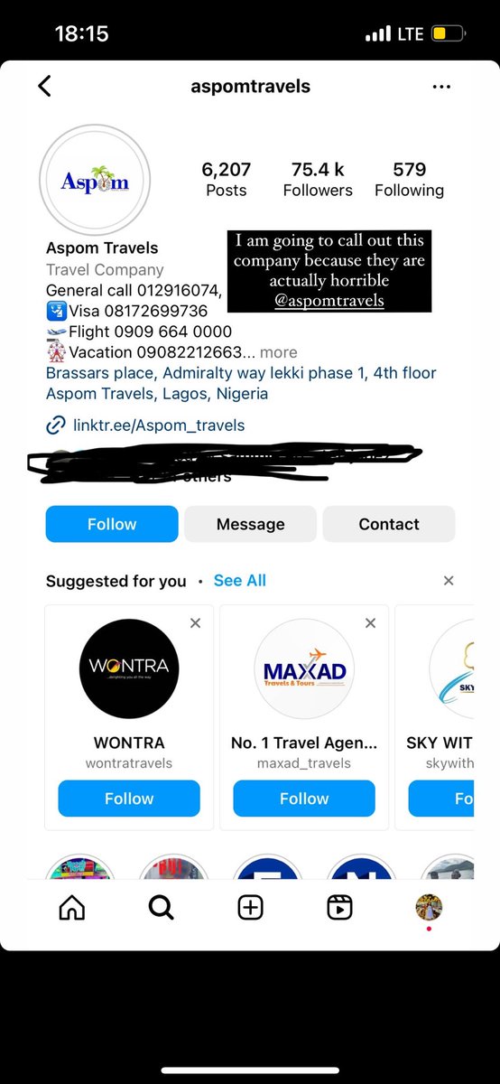tracybatta's tweet photo. I am calling out @aspomtravels today because they want to get away with N459,000 of my sister’s hard earned money. https://t.co/YnuBEI02CM