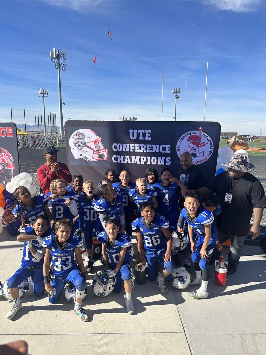 Happy 8th Birthday to our Ute Conference Champion! Love you son!