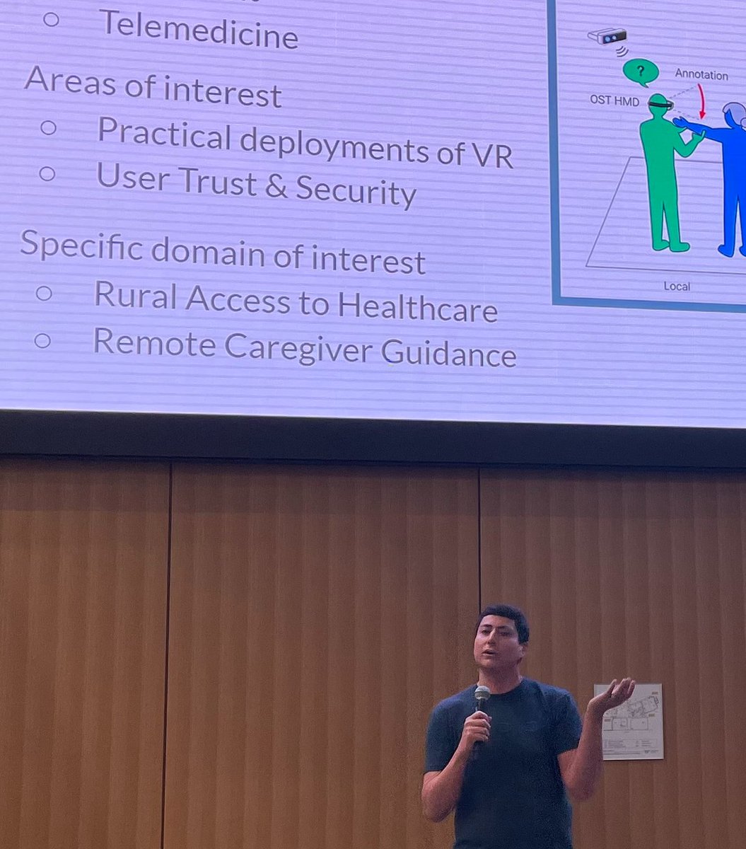 Virginia Tech CHCI (@chci_vt) on Twitter photo Great ICAT Playdate talk today by Brendan David-John <a href="/br_davidjohn/">Brendan David-John</a> Bo Ji, Maaz Gardezi <a href="/MaazGardezi/">Maaz Gardezi</a> and colleagues on securing trustworthy XR in healthcare icat.vt.edu/events/2023/11… Great ICAT Playdate talk today by Brendan David-John <a href="/br_davidjohn/">Brendan David-John</a> Bo Ji, Maaz Gardezi <a href="/MaazGardezi/">Maaz Gardezi</a> and colleagues on securing trustworthy XR in healthcare icat.vt.edu/events/2023/11…
