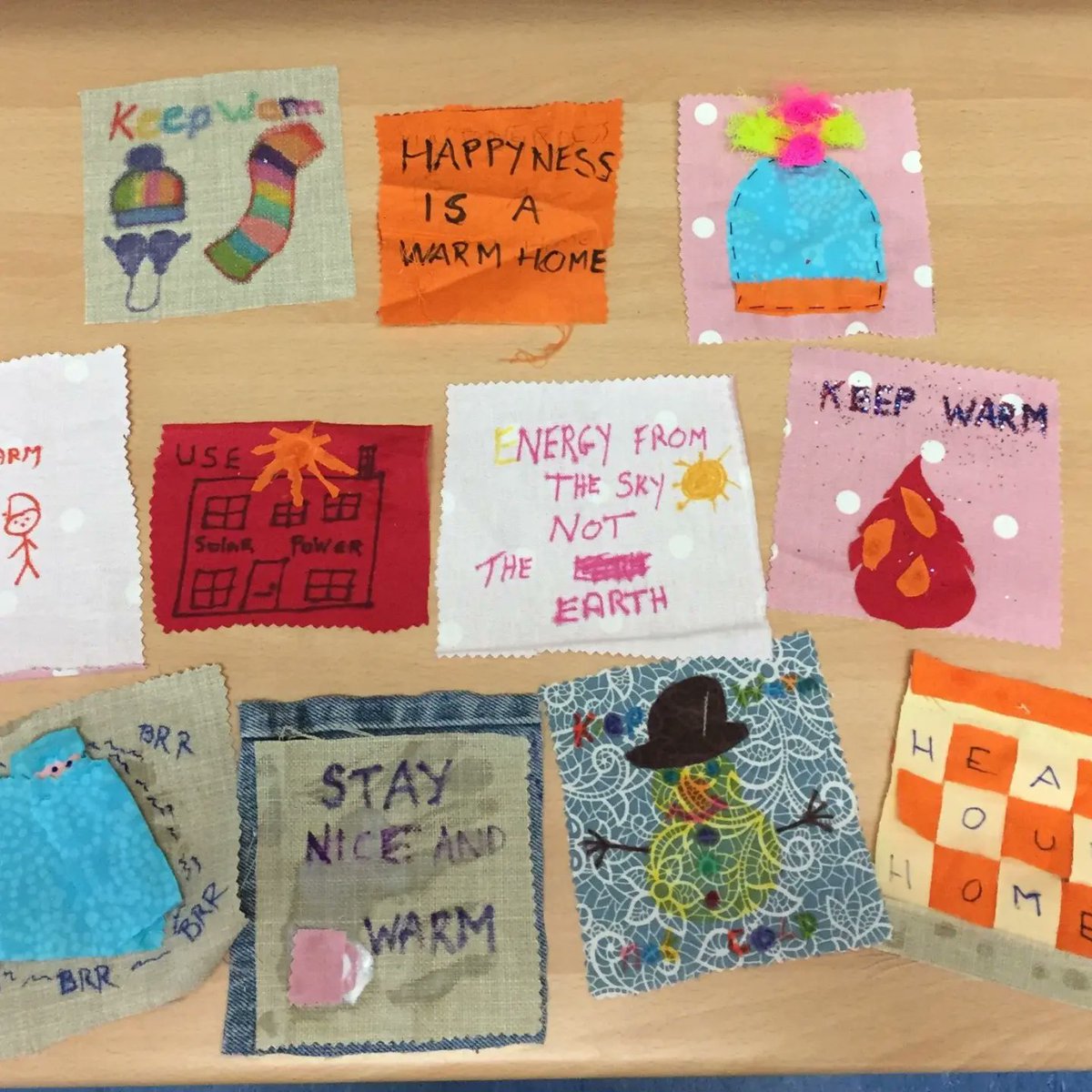 We're joining @LiverpoolFoE to demand warm homes in Merseyside! We've been crafting a community quilt... Come along on the 18th November to add a square and hear more about the campaign! 🧵🍰☕🏠 #UnitedForWarmHomes