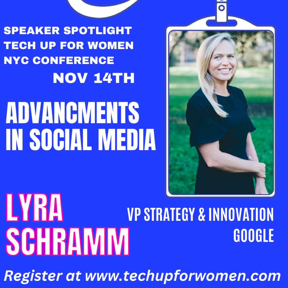 Excited to be speaking at #TechUpForWomen Conference next Tuesday, where I’ll be delivering opening remarks on #DecodingSocial and joining <a href="/infilliontech/">Infillion</a>’s <a href="/laurelrossi2/">laurelrossi</a> for a discussion on best practices for applying #AI to #HumanCapital strategies.
RSVP: bit.ly/TechUpNY23