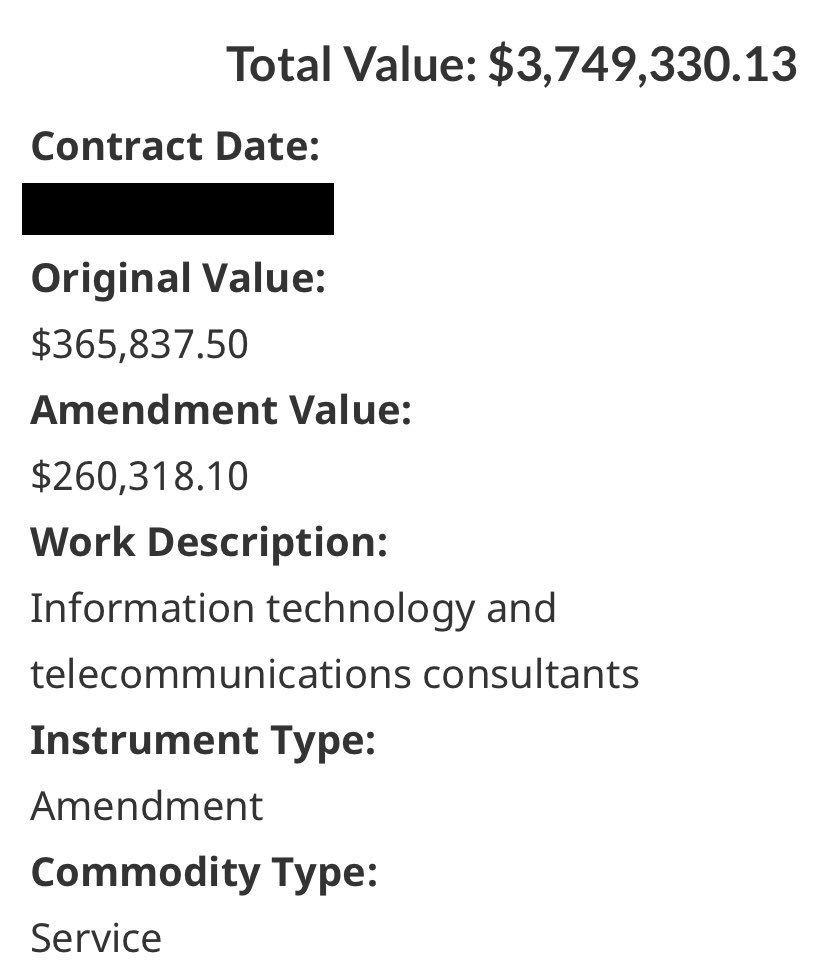 Amendments to contracts dished out to our mystery company with no verifiable address and falsified online information often result in eye-watering cost increases - sometimes even ten times the original cost.

And I can’t find an office, or a phone number even to ask anyone about