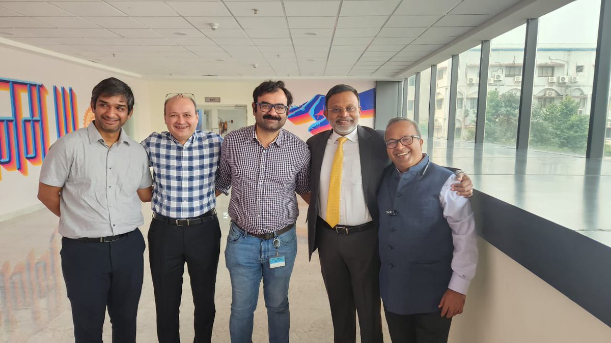 When you are mentored by the best and are part of a dream team… there is history in making!!! @DevenKhandait, Dr. Santosh Mathew, @Dr Hemant shah, Ravi Teja