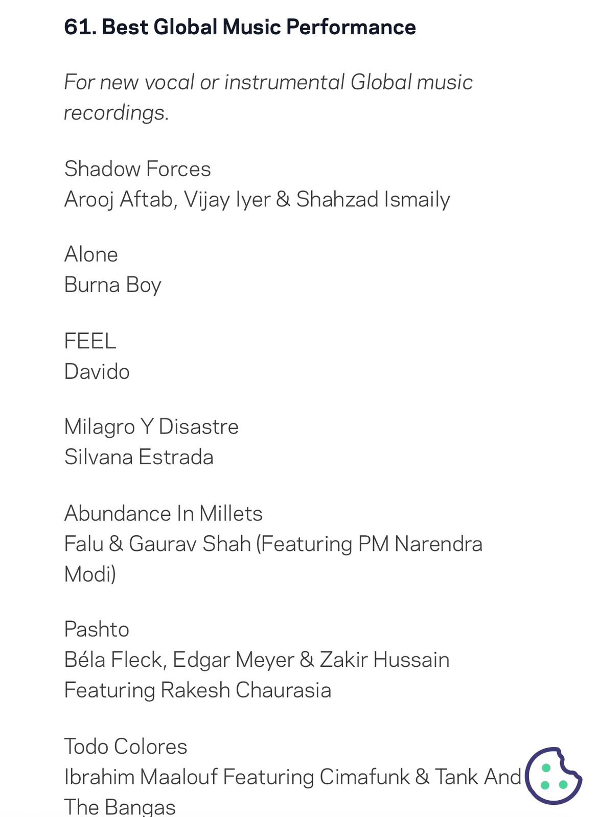 2024 Grammys | Is The Indian Prime Minister Bringing It Home? 88 Nistula Hebbar on X: "PM @narendramodi as part of a @RecordingAcad #Grammy nominated song! 😊 https://t.co/U0tFworefw" / X