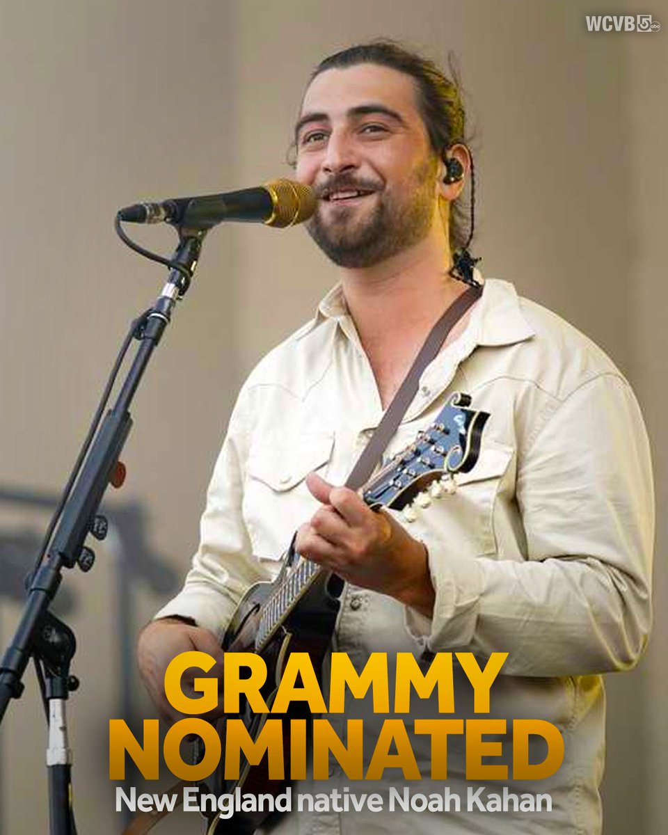 Congratulations to Watertown resident and New England native @NoahKahan, who was just nominated for a GRAMMY in the 'Best New Artist' category!