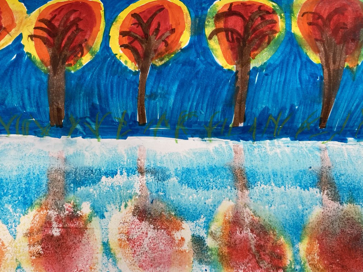 Happy Fine Arts #FineArtsFriyay @glecpva - loving these 3rd grade marker prints ⁦@HISDFineArt⁩ ⁦<a href="/chandelart/">Dr. Chandel Hancock</a>⁩