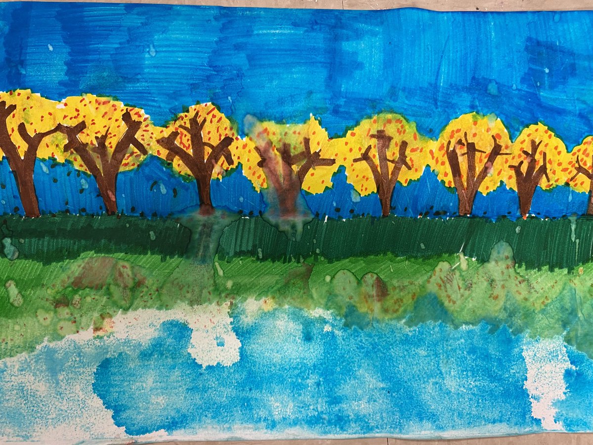 GLECART's tweet image. Happy Fine Arts #FineArtsFriyay @glecpva - loving these 3rd grade marker prints ⁦@HISDFineArt⁩ ⁦@chandelart⁩