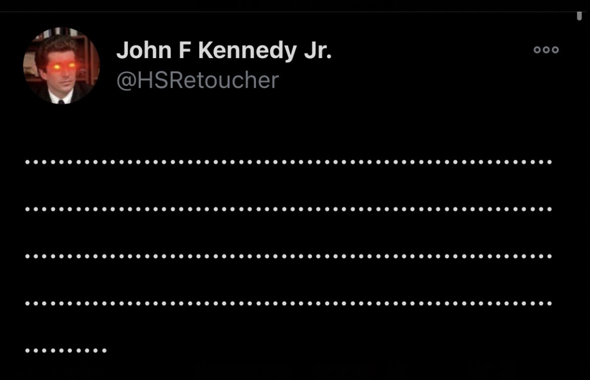 Who is HSRetoucher ? 
Vice President John F Kennedy Jr 
🇺🇸 🤠✔️