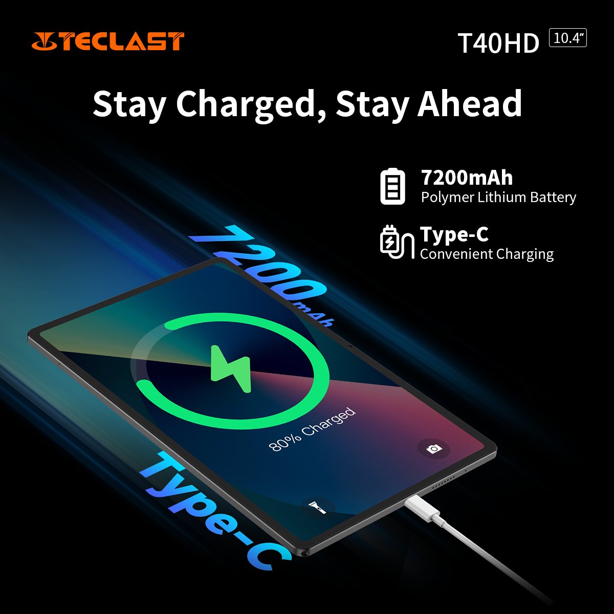 TeclastOfficial's tweet photo. ⚡ Stay powered longer. #TeclastT40HD's energy efficiency means your excellence is always on. #BatteryBrilliance

Add To Cart:https://t.co/yAiRwTV96m

#Teclast #T40HD #TDDI #T606 #Android13 https://t.co/rFvTow89s7