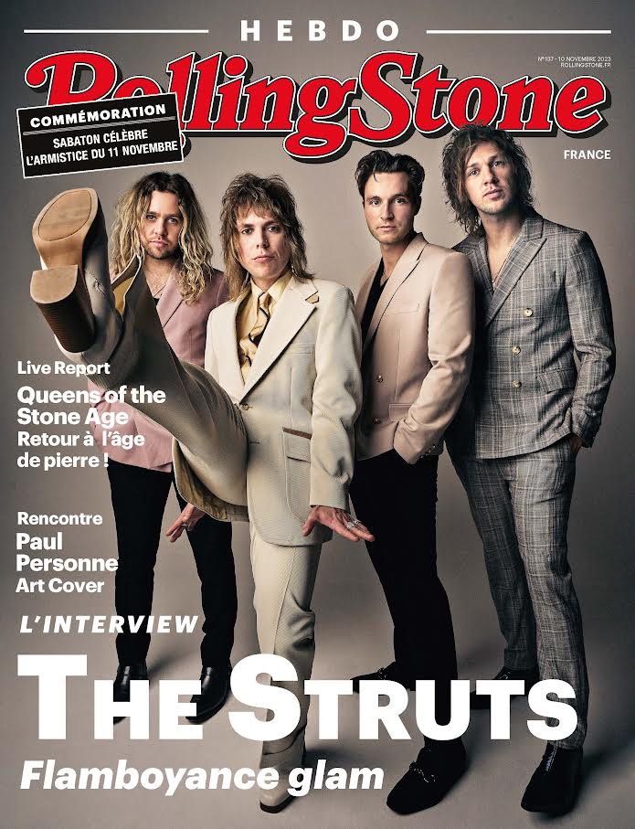 ROLLING STONE HEBDO N°137 @TheStruts : L'interview > rollingstone.fr/rolling-stone-… 🎧 @bandBeirut, @chartreuse_band, @sabaton... 📀 Disque de la semaine : @Celtic_Soc_Club 🔥 @qotsa #RollingStone #Hebdo #TheStruts