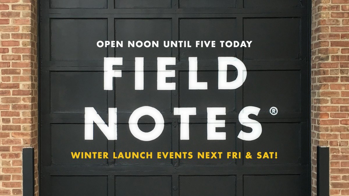 Field Notes® tweet media