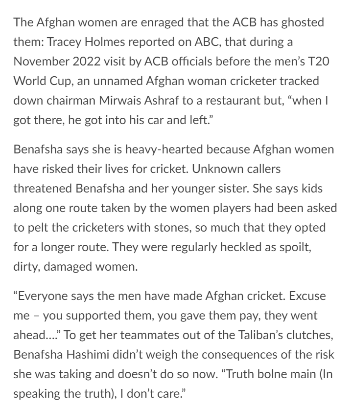 It's absurd that Sri Lanka Cricket can be suspended from the ICC for 'extensive government interference in administration', while Afghanistan Cricket carry on receiving all the funding and administrative privileges of Full Membership.