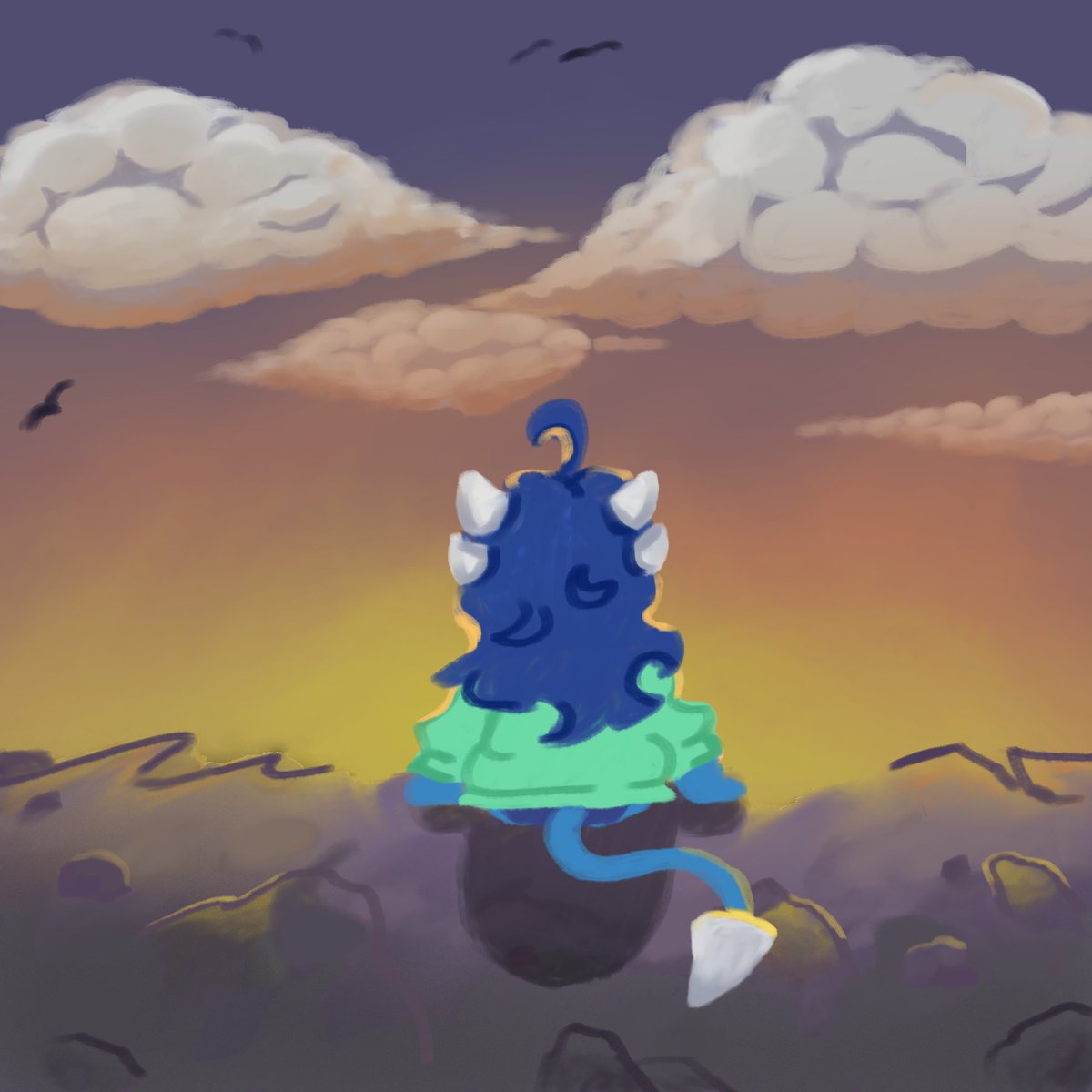 soul_minefine's tweet photo. #art #artwork #Clubette
Clubette watches a beautiful sunset π
β¨ https://t.co/CGeNGLitVh