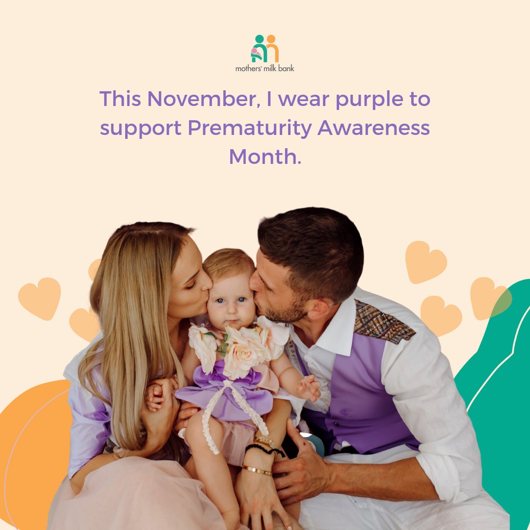 November is Prematurity Awareness Month!
Here are 6 ways you can show your support for preemies and their families. 💜
Together, we can make a difference for preemies and their families.
#PrematurityAwarenessMonth #Preemies #MightyLittleWarriors #MothersMilkBanksj