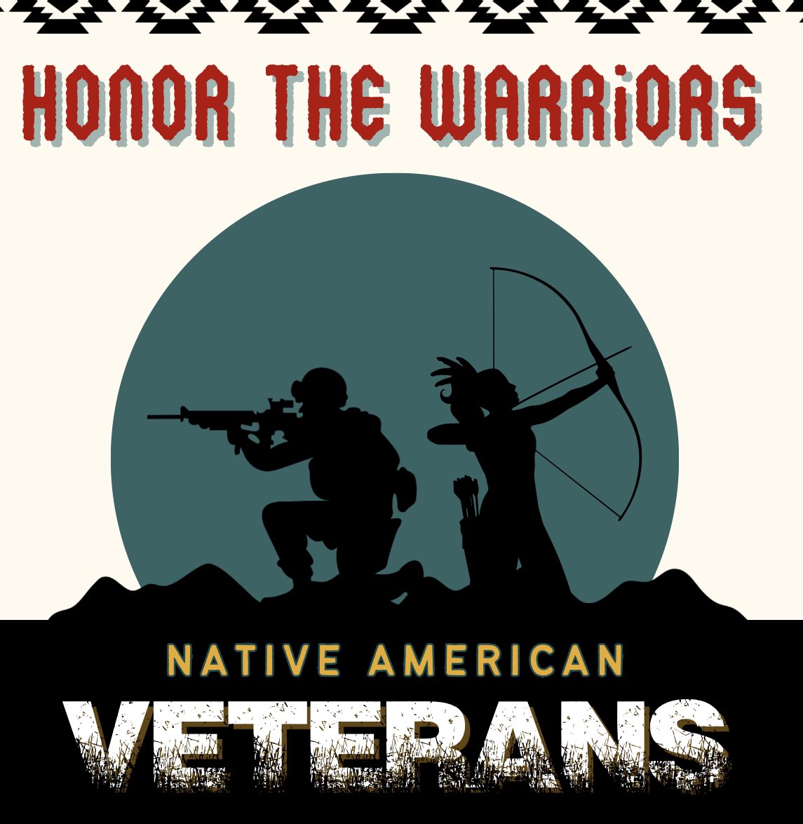 Today, we express gratitude to Native American veterans from the past and present. You have courageously cared for and protected this land and country for generations. We acknowledge your resilience and honor you for defending your homeland.
