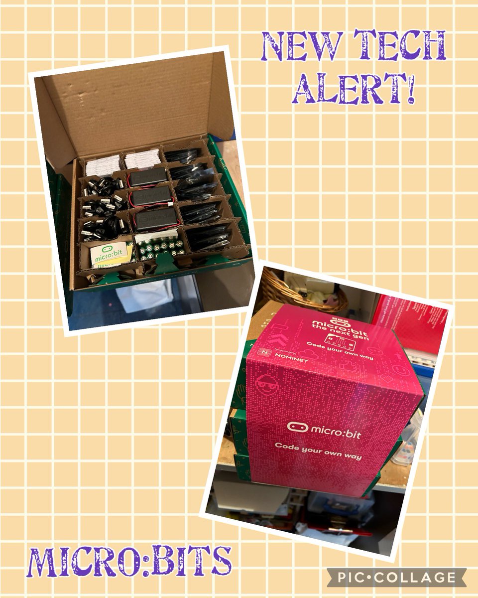 MissSearsEY's tweet image. These beauties arrived today! I can’t wait to get started with them…. I just need to work out how to use them first! #bbcmicrobits #computinglead #primaryteaching #coding