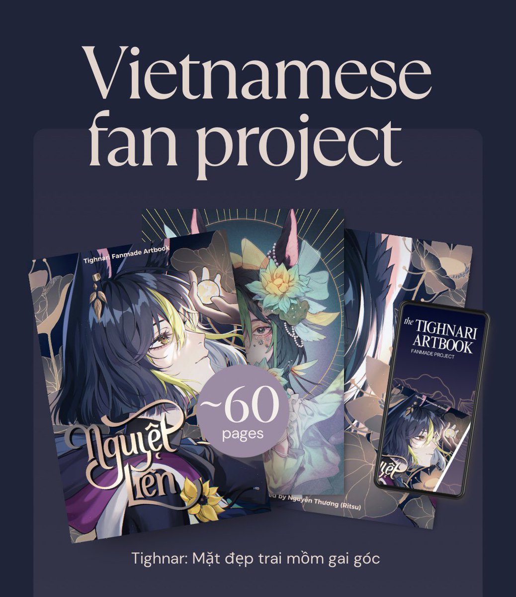 PTighnari's tweet photo. Revealing our Tighnari artbook cover

This incredible piece was illustrated by @ritsu_0409. Thank you for all your hard work my dear. 
We intend to open pre-orders in the upcoming weeks. ^^ So please stay tuned with us for more updates💖
#Tighnari #ティナリ https://t.co/06UmiAU7xh