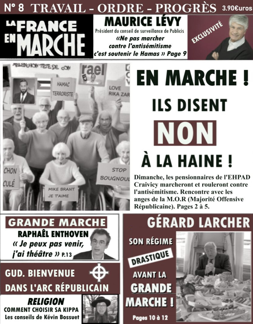 Quoi de mieux pour terminer la semaine et préparer la grande marche républicaine que le nouveau numéro de LA FRANCE EN MARCHE! 🥰
#MajoriteOffensiveRepublicaine ✊
