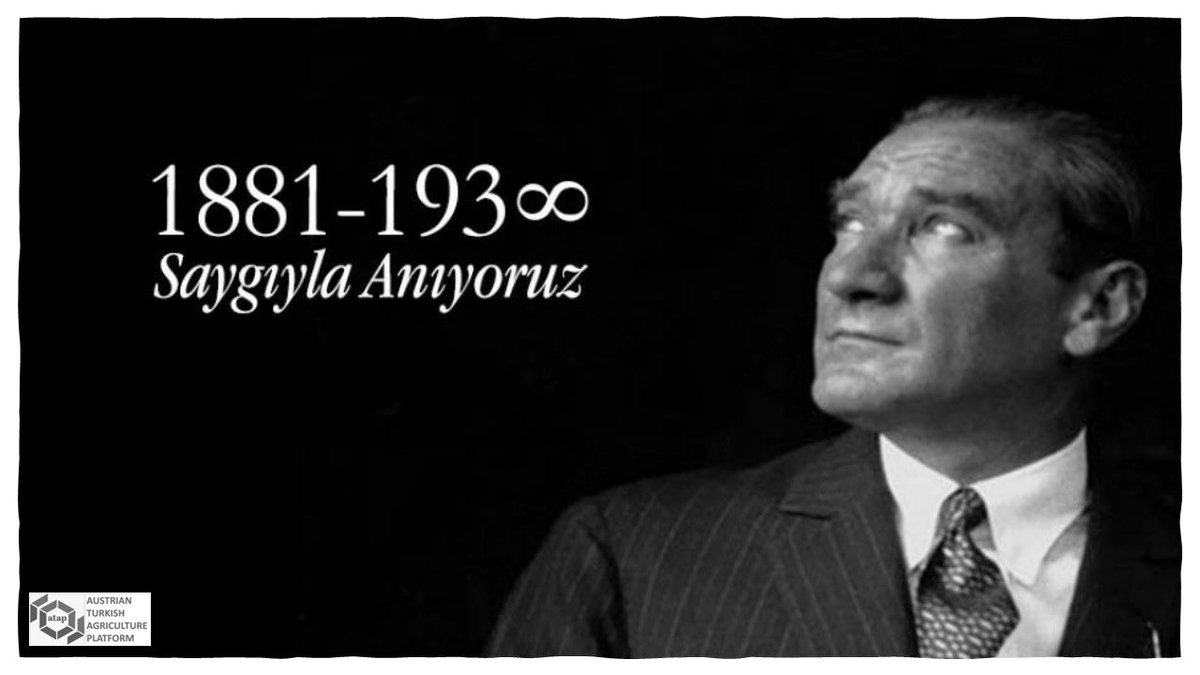 We respectfully commemorate the 85th anniversary of the passing of Mustafa Kemal Atatürk, the Founder of the Republic of Türkiye. ♾ #10Kasım