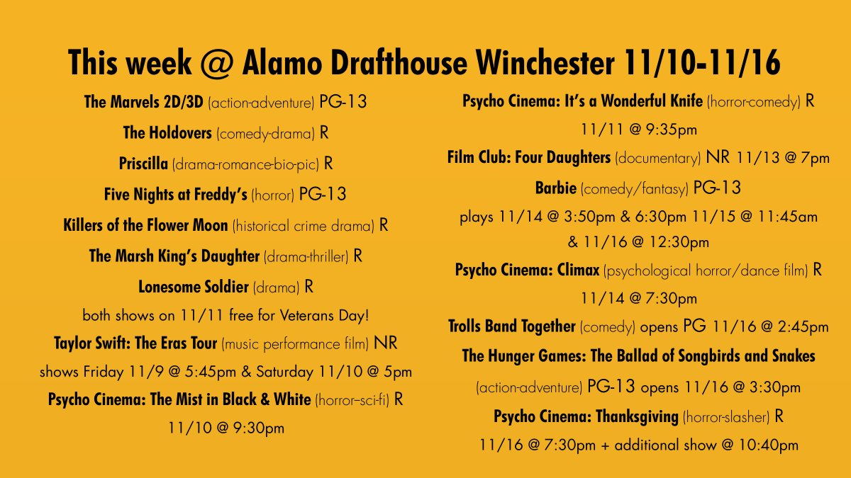 Alamo Winchester (@alamowinchester) on Twitter photo 2023-11-10 17:43:07