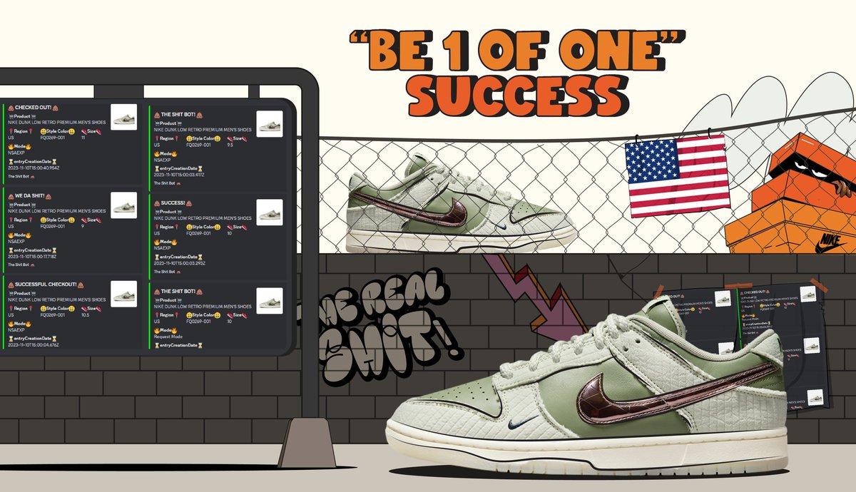 Easily one of our favorite Dunk colorways this year🔥
AND WE COPPED IT!
Repost to win 1x TSB key💩