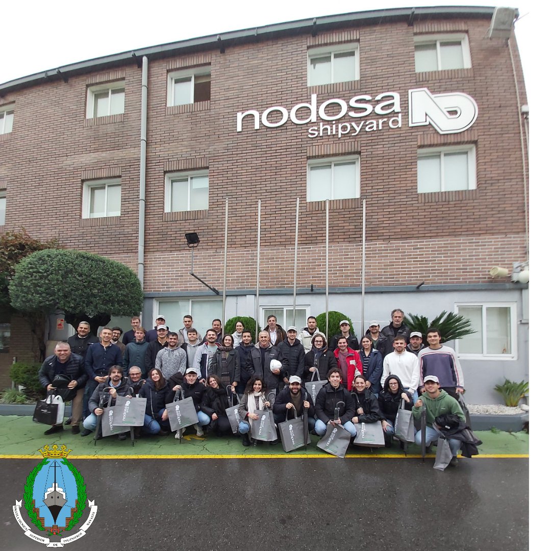 ETSI Navales de la UPM (@etsin_oficial) on Twitter photo Los estudiantes del Máster de Ingeniería Naval y Oceánica de la <a href="/ETSIN_Oficial/">ETSI Navales de la UPM</a> de <a href="/La_UPM/">Universidad Politécnica de Madrid</a> en Astilleros Nodosa <a href="/nodosasl/">NODOSA Shipyard</a> en Marín, Pontevedra.
#etsinavales #riasbaixas
#ingenierianaval #nodosa #mastereningenierianavalyoceanica Los estudiantes del Máster de Ingeniería Naval y Oceánica de la <a href="/ETSIN_Oficial/">ETSI Navales de la UPM</a> de <a href="/La_UPM/">Universidad Politécnica de Madrid</a> en Astilleros Nodosa <a href="/nodosasl/">NODOSA Shipyard</a> en Marín, Pontevedra.
#etsinavales #riasbaixas
#ingenierianaval #nodosa #mastereningenierianavalyoceanica