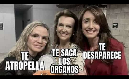 ali_chistaro's tweet photo. Las trillizas del odio.
#BastaMilei https://t.co/NaApT9o6JP
