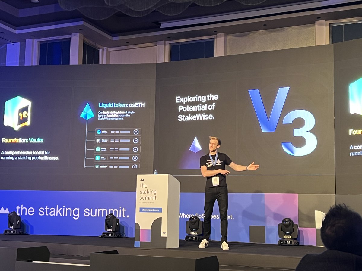 The StakeWise team touched down in Istanbul on Thursday and has already made a splash at the Staking Summit! 🌊 Watch our recap about how @BlockscapeLab @SenseiNode @ChorusOne @gravitaprotocol @NodeOperators plan to power their amazing new staking offerings with a modular…