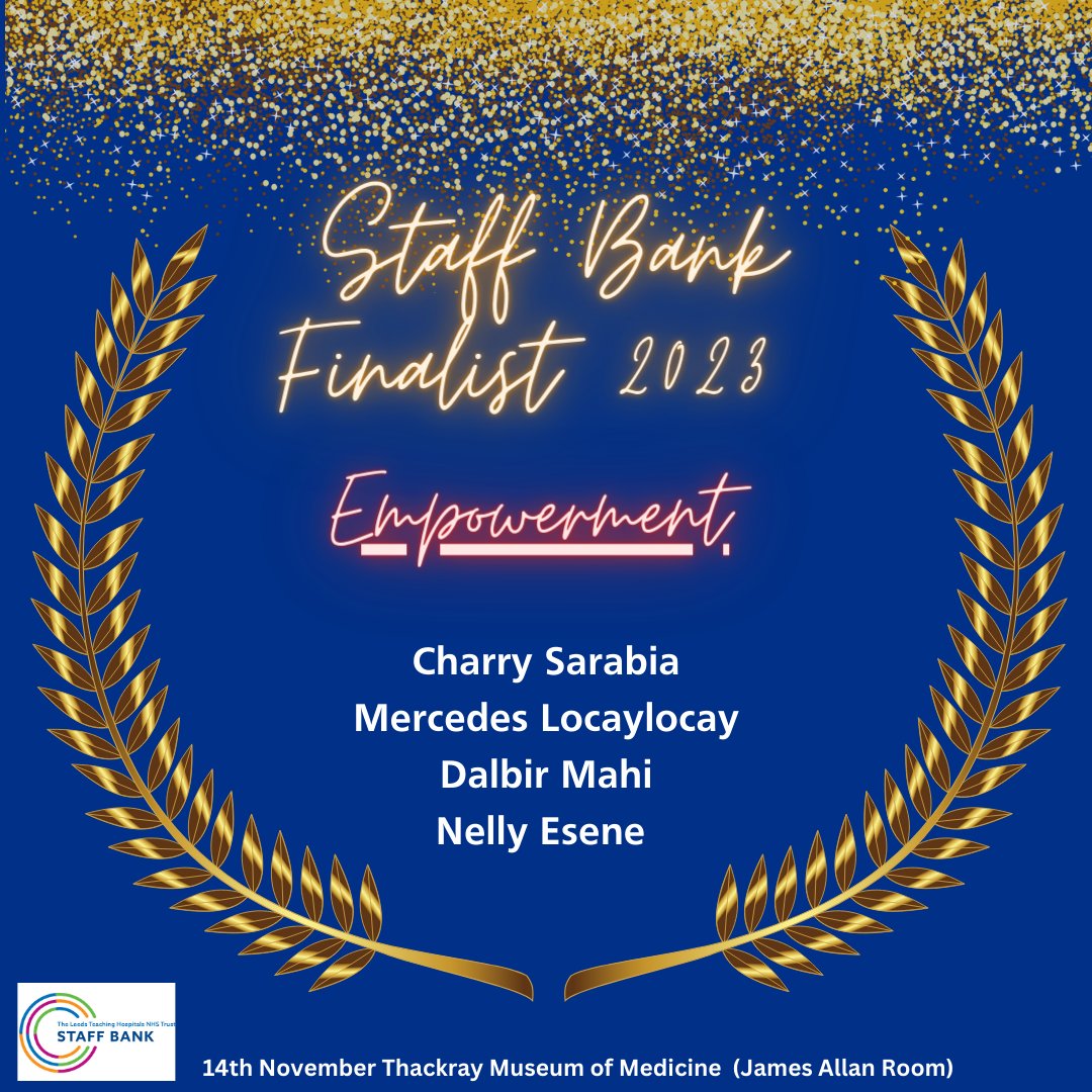 Lthtbankstaff's tweet photo. It is with great pleasure to reveal the finalists of the Empowerment Category for the Staff Bank Awards!
The winner will be announced at the LTHT Staff Bank 2nd Birthday Celebration 
Stay tuned as tomorrow we will announce the finalists for the final award, the Fair Category https://t.co/jK3UACm2ck