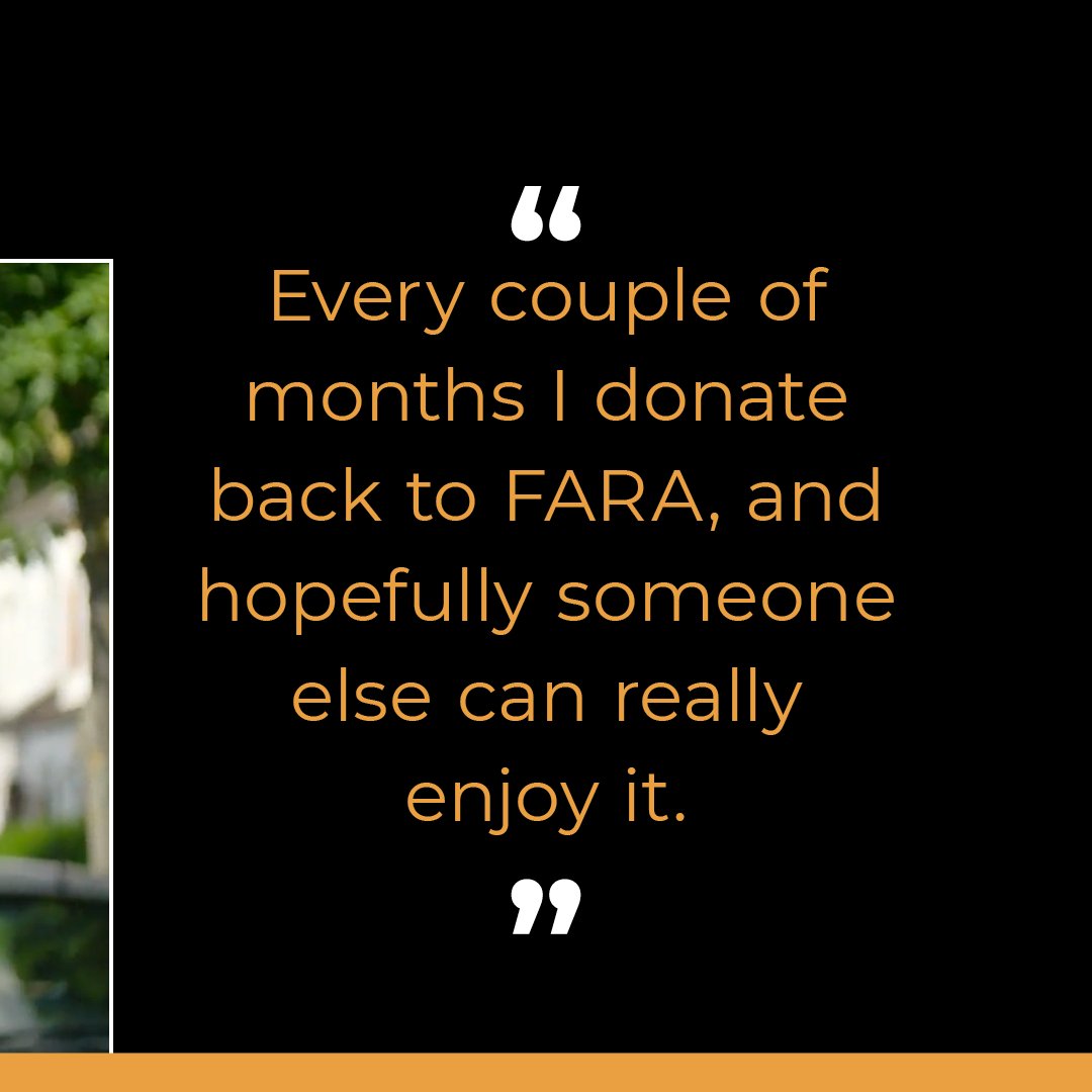 'I have always enjoyed expressing myself through my style and I love to show that secondhand can be more aspirational than buying new. I always find a gem instore, and the prices ensure this way of shopping is accessible too.' faracharity.org/we-are-fara-fa…