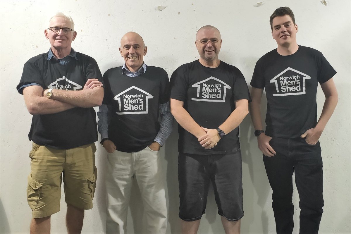 It's #TrusteesWeek - a timely reminder to thank & celebrate the work of our #trustees Tim, Richard, Ian and Matt (left to right)
Trustees form the backbone of a charity - they generously give their time & expertise #probono & we simply wouldn't be here without them!
#MensSheds