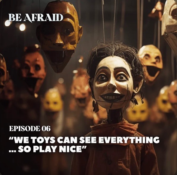 None other than the great @MrTonyHale and @PeteDocter join me for our creepy dolls episode! Thanks also to Dr. Justin Barrett #beafraid @CTmagazine @brehmcenter @brehmfilm @fullerseminary morect.com/beafraid