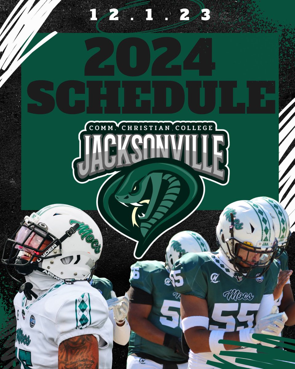 2024 Schedule….12.1.23 ⏰