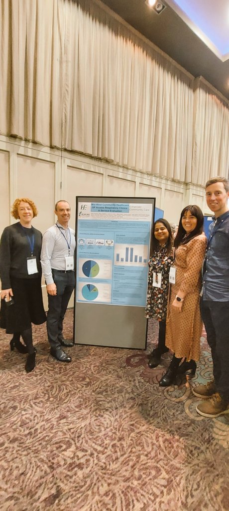 Respiratory Integrated Care service in North Tipp and Co Clare displaying our poster Midwest Community Healthcare GP access clinics: A service evaluation @irishthoracicS ASM 2023 in Limerick today @grainnephysio10 @cunneensa @Collins1Enda @anjuann5