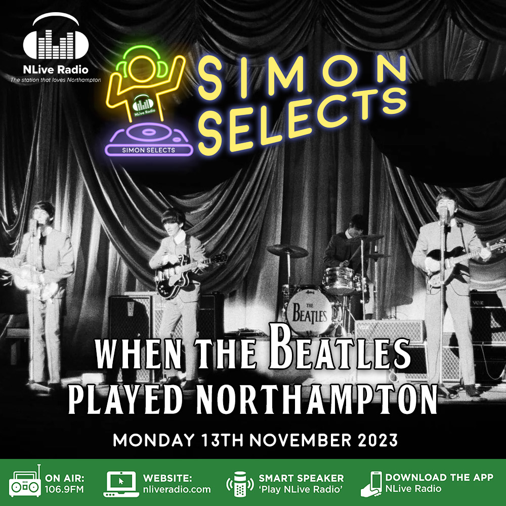 As #TheBeatles have claimed their 18th Number 1 with #NowAndThen, here's a shameless plug for our show on Monday sharing memories and recreating the setlist when the @thebeatles played @decotheatre in #Northampton back in 1963.

Listen to @NLiveRadio from Mon 13th Nov at 7pm.