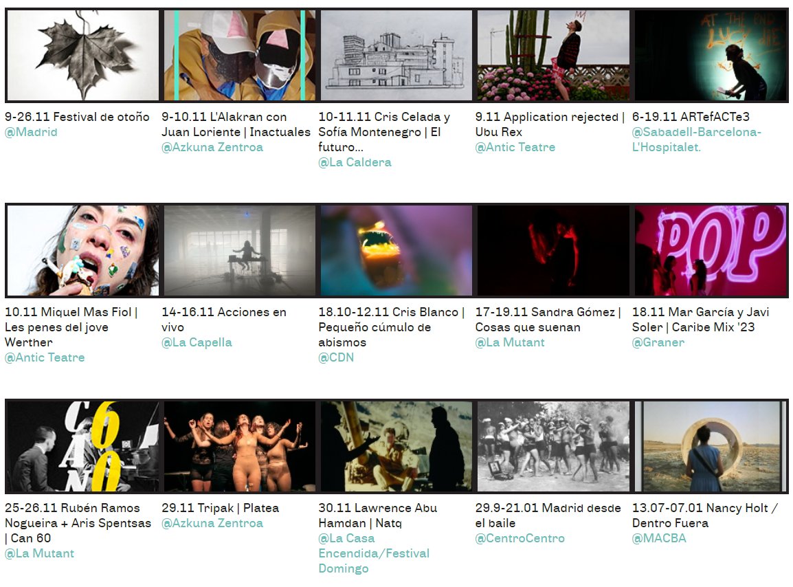 📌 La agenda de Teatron para estos días. 

🔗 tea-tron.com/teatron/Activi….