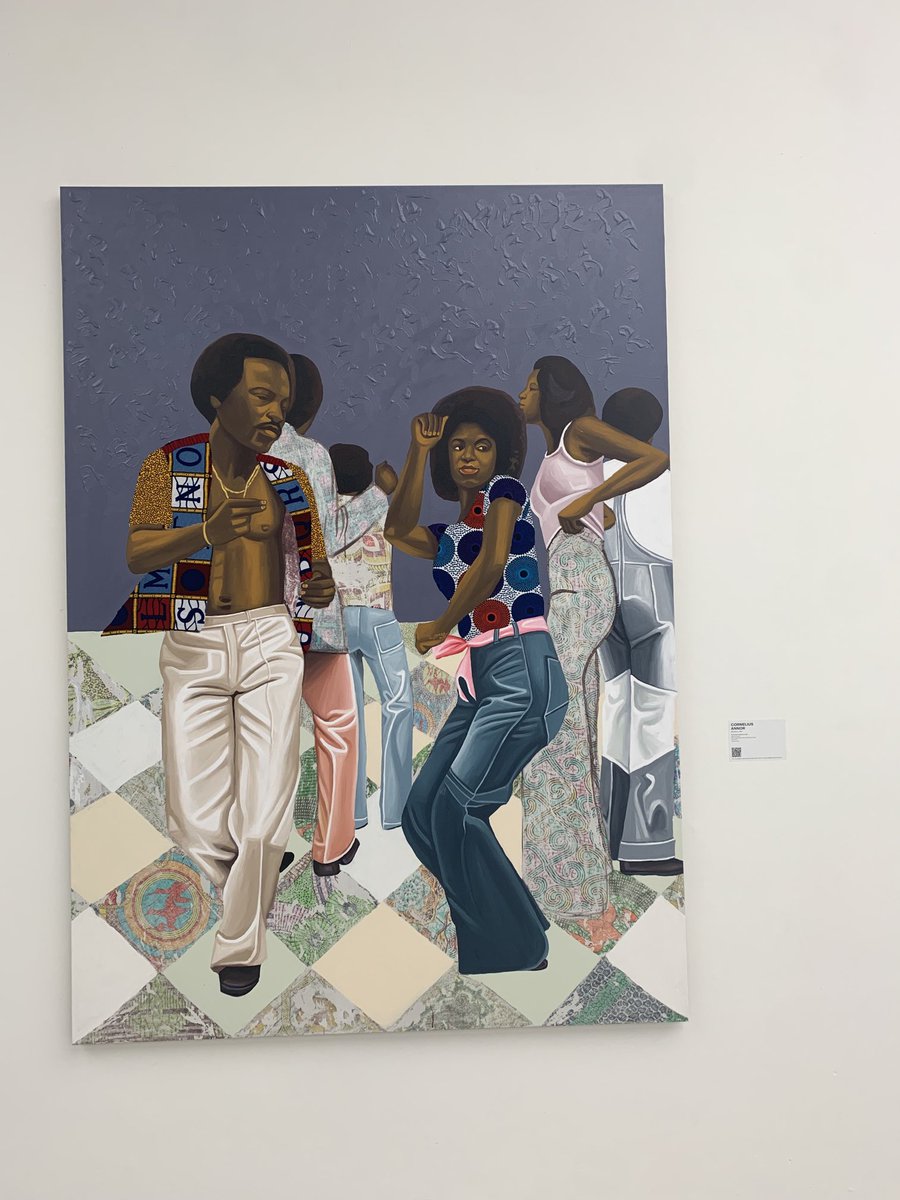 ⁦<a href="/junesarpong/">June Sarpong OBE</a>⁩ Filling In The Pieces In Black ⁦<a href="/SaatchiArt/">Saatchi Art</a>⁩ ⁦<a href="/saatchi_gaIIery/">Saattchi Gallery</a>⁩ loved this fabulous exhibit showcases some of the best work from Ghanaian artists ⁦<a href="/TheGhanaWeb/">GhanaWeb</a>⁩ ⁦<a href="/TheGhanaSociety/">Ghana Society UK</a>⁩ #africanart