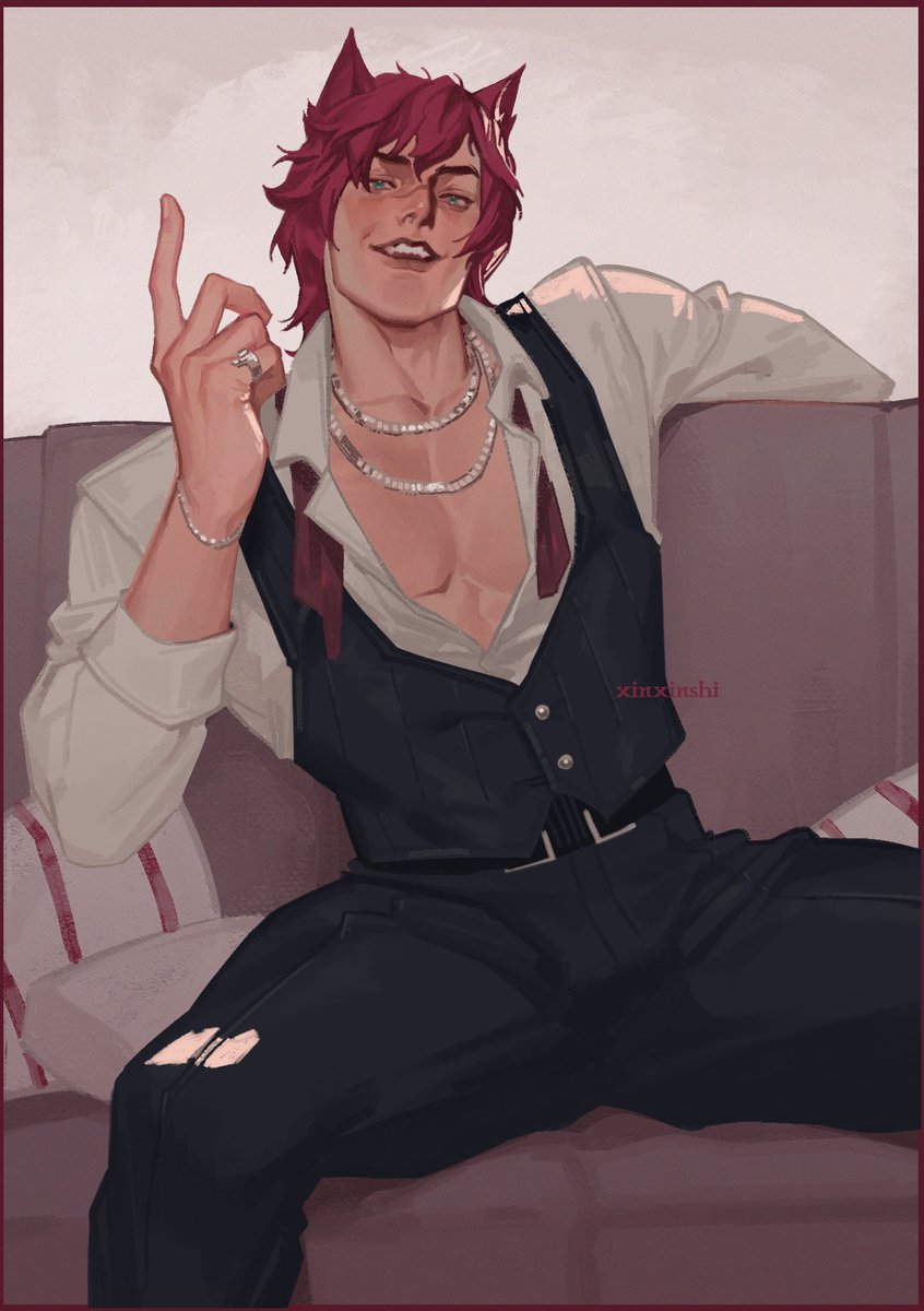 SETTTTTTT  (nsfw version will be later) 
#HeartSteel #Sett