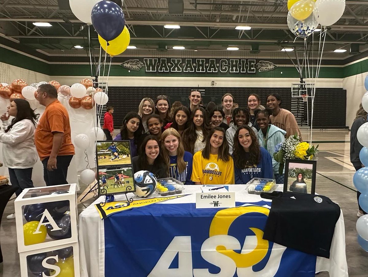 It’s official!!!💛💙 <a href="/BellesSoccer/">Angelo State Women’s Soccer</a>